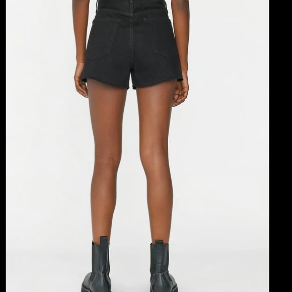 Frame Le Brigette Short Raw After Film Noir Size 27 - Picture 4 of 5